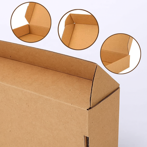 2026 Logo personalizzato OEM KK ondulato imballaggio di lusso piegato in cartone di carta Kraft spedizione regali scatole di spedizione - Product Image 2