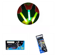 Sucettes lumineuses en forme de bloc fluorescent pour Halloween, douces et fruitées, enrobées de sucre, bâtonnets lumineux, sac