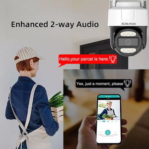 Xcreation eseecloud 10.1inch màn hình NVR Kit Plug & Play điều khiển từ xa 2 cách âm thanh tuya thông minh Wifi tầm nhìn ban đêm chức năng CMOS - Product Image 3