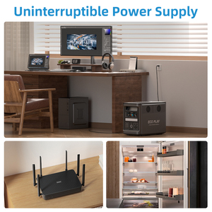 Ecoplay 1.5kWh สถานีพลังงานแบบพกพา1800W แบตเตอรี่ LiFePO4แผงโซลาร์เซลล์ความจุขนาดใหญ่สำหรับการเดินทางกลางแจ้งใช้ในบ้าน - Product Image 5