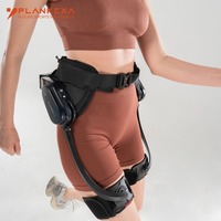 Offre Spéciale Plankexa Climber 3 Noir Fibre de Carbone Alliage d'Aluminium Exosquelette de Jambe Portable Léger Durable Facile à Utiliser Carton