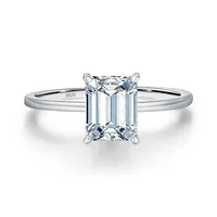 Bague en argent sterling 925 de la marque MuShan, bijoux de luxe, anneaux en moissanite VVS pour femmes, plaqué or 18 carats, bijoux fins brevetés MST