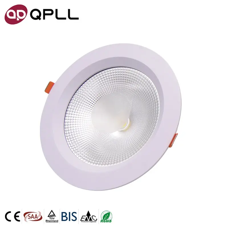 2021 Modern 3CCT 7W 10W 15W 20W 30W Commercial Bedroom Kitchen COB Recessed Indoor Ceiling Spot Light LED Spotlight