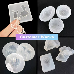 Colle <span class=keywords><strong>silicone</strong></span> transparente polyvalente, matériau élastique <span class=keywords><strong>pour</strong></span> le <span class=keywords><strong>moulage</strong></span> de <span class=keywords><strong>résine</strong></span> époxy et diverses créations DIY - Product Image 5