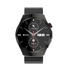 Montre connectée Ge31 Bluetooth, moniteur de fréquence cardiaque et d'oxygène dans le sang, tracker d'exercice, bracelet en silicone unisexe noir - Product Image 5