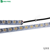 DC24V architectural 24W IP65 contour médias mur rondelle Pc corps adressable RGB Led Tube façade éclairage