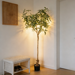 Árbol Artificial <span class=keywords><strong>de</strong></span> Schefflera, Vegetación Realista, Sin Mantenimiento, para Decoración <span class=keywords><strong>de</strong></span> Hogar, Oficina, Hotel, Eventos Festivos, Árbol Artificial <span class=keywords><strong>de</strong></span> Interior - Product Image 5