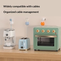 Organisateur de câbles magnétique rotatif, support de gestion des câbles de bureau, clips adhésifs pour câbles, gestion des câbles de charge de téléphone G26-86