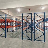 Système d'étagères de stockage industriel réglables et personnalisables, unités empilables, rayonnage métallique, rayonnage à palettes en acier pour entrepôt