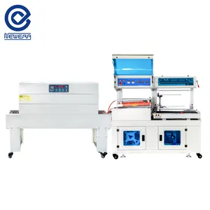 Machine automatique de cachetage d'emballage thermorétractable de barre en L machine de paquet de film plastique de PVC PP POF PE de rétrécissement de groupe