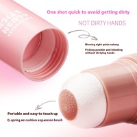 Stick de blush pour les joues de style coréen Life GIRLS, rose clair, beauté minérale, maquillage mat, couleur à faible saturation, éponge à appliquer