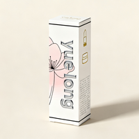 Boîte de papier de carte écologique de beauté colorée personnalisée imprimée de logo personnalisé pour l'emballage de cosmétiques de soin