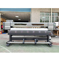 Imprimante éco-solvant grand format 1,9 m (6FT) XP600 I3200 pour autocollants vinyle et bannières flex, traceur publicitaire 20 ppm à bouton-poussoir