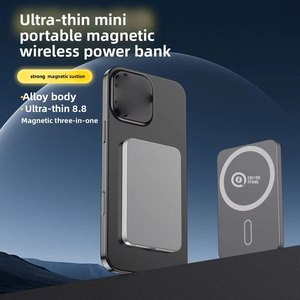 แบตเตอรี่สำรองแม่เหล็กไร้สาย 10000mAh 20W PD USB-C บางเฉียบ ผลิตจากอลูมิเนียมอัลลอย ชาร์จเร็<span class=keywords><strong>ว</strong></span> ใช้งานร่<span class=keywords><strong>ว</strong></span>มกับ iPhone 12-16 Series - Product Image 4