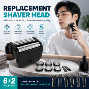 Kit de Cuchillas de Repuesto Universales de Acero Inoxidable para Afeitadora Eléctrica, Lámina y Cuchilla Interna, Accesorios para Afeitadora Masculina, Venta al Por Mayor - Product Image 1