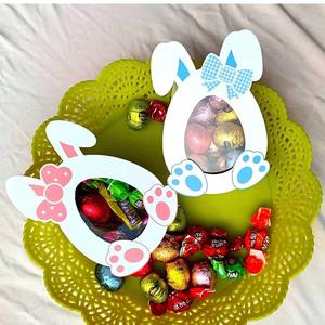 Caja <span class=keywords><strong>de</strong></span> Regalo <span class=keywords><strong>de</strong></span> Chocolate con Forma <span class=keywords><strong>de</strong></span> Conejo Transparente Personalizada, Caja <span class=keywords><strong>de</strong></span> Regalo para Huevos <span class=keywords><strong>de</strong></span> Pascua, Fiesta <span class=keywords><strong>de</strong></span> Pascua - Product Image 2