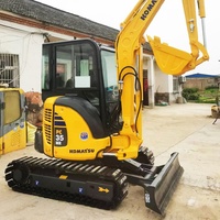 Offre Spéciale : Cabine de Commande Climatisée Complète de Haute Qualité pour Excavatrice sur Chenilles Komatsu PC35, Idéale pour les Travaux de Démolition à Petite Échelle en Intérieur