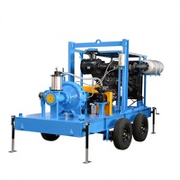 Pompes de déshydratation centrifuges entraînées par moteur diesel YONJOU 4 pouces ~ 12 pouces Amorçage sous vide de mine assisté
