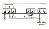 Termostato Digital Inteligente para Refrigerador y Congelador Nest Home, Controlador de Temperatura STC-200, Compatible con OEM y ODM