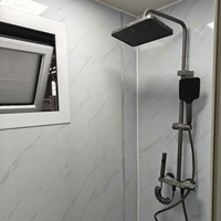 Maison mobile écologique entièrement meublée à double aile pliable en panneaux sandwich pour hôtel, bureau, villa, ferme
