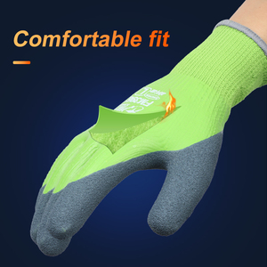 Gants de travail d'hiver résistants au <span class=keywords><strong>froid</strong></span> XINGYU, gants de travail en plein air, gants en latex enduits de sable, isolés thermiquement, antidérapants, gants de travail polyvalents - Product Image 2