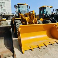 Chargeuse sur pneus Caterpillar 966H d'occasion, godet de 3,5-5,0 m, moteur diesel C11, équipement de construction et d'exploitation minière robuste, 23200-23700