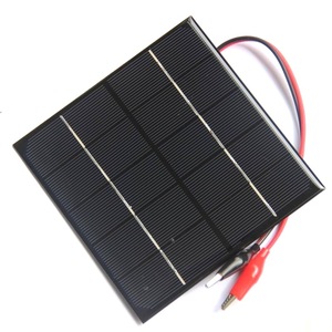 Panneau solaire polycristallin 3W 5V 132x132mm pour système de charge de batterie 3.7V - Product Image 1