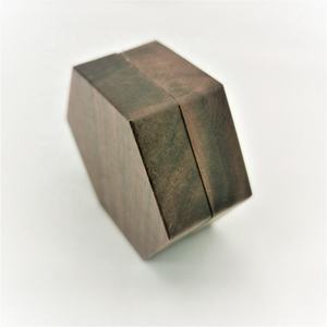 Boîte à bijoux hexagonale personnalisée en bois de hêtre pour boucles d'oreilles et bagues, boîte secrète pour cadeau de mariage - Product Image 4