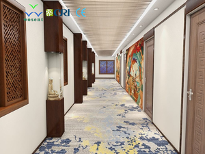 Wholesale Hotel Carpet Floor Luxury 5 Star <strong>Corridor</strong> Hotel Lobby Axminster Carpet Wall to Wall Hallway Carpets - Product Image 5