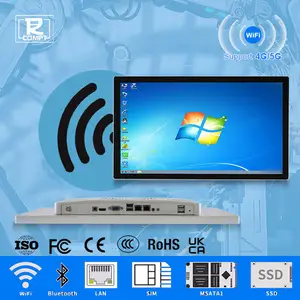 Android Rugged Tablet Touch Panel PC All In 1 PC Touchscreen Wall Mounted Android Tablet