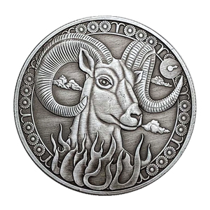 Pièces commémoratives en alliage de zinc personnalisées par le fabricant, moulage sous pression, plaquées or 3D, avec cordon/ ruban, vente en gros - Product Image 2