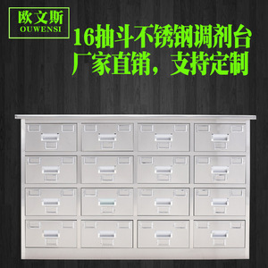 Mueble dispensador de medicamentos Xinlongfei de acero inoxidable con 16 cajones para organizadores de almacenamiento de farmacias - Product Image 2