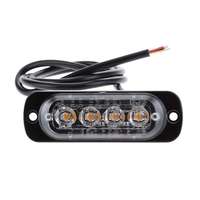 12V - 24V 4 LED-Not warnleuchten für Fahrzeuge LKW-Kühlergrill Blinklicht Licht leiste Blitzlicht lampe Ampel