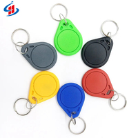 Porte-clés RFID étanche en ABS 125kHz, inscriptible, T5577 125kHz, porte-clés NFC, cartes de contrôle d'accès