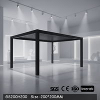 Umweltfreundliche Pulverbeschichtete Aluminium-Pergola mit Lamellendach, Langlebiger Garten-Pavillon für Terrasse, Balkon und Patio, Natürliche Lösung OEM/ODM