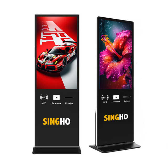 43 Inch 55 Inch 65 Inch HD LCD Monitor Elevator Retail Store Shopping Mall Counter Display Digital Signage Advertising Screens
