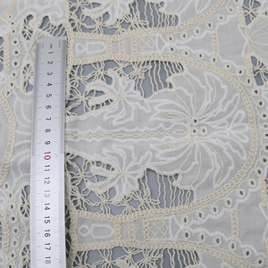 <strong>Wholesale</strong> Cotton Embroider <strong>Fabric</strong> for Dresses Scarves Home Decor Custom Designs Bulk Discount Global Shipping - Product Image 2