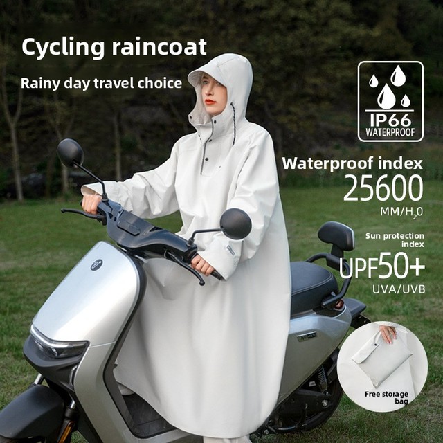 Adult Universal Outdoor Waterproof Oxford Cloth UPF50+ Full-Body Heavy-Rain Protection Extra-Large for for