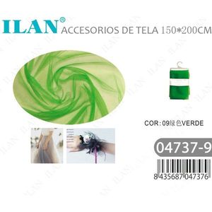 Accessori in tessuto verde Ilan 150x200cm per abiti da sposa - Product Image 3