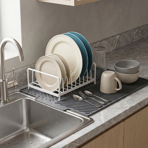 <span class=keywords><strong>Tappetino</strong></span> Pieghevole in <span class=keywords><strong>Silicone</strong></span> <span class=keywords><strong>per</strong></span> <span class=keywords><strong>Lavello</strong></span> da Bagno e Cucina, Grande <span class=keywords><strong>Tappetino</strong></span> Antiscivolo <span class=keywords><strong>per</strong></span> Asciugatura Piatti con Drenaggio - Product Image 1