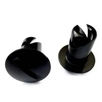 Nouveau Foracing 5/16'' .450'' Fixation Dzus en aluminium noir à 1/4 de tour, verrouillage rapide, composant pour voiture de sprint