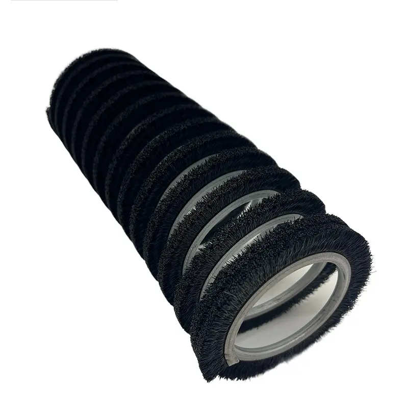 Solar Panel Cleaner Roller Brush Soft Nylon Wire Brush Roller