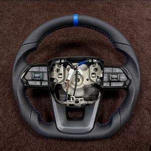 Volant en cuir compatible avec <span class=keywords><strong>Toyota</strong></span>, en stock, adapté aux modèles Prado 120, Prado 150, Camry 2017, Yaris <span class=keywords><strong>GR</strong></span>, Hilux, Tacoma, LC79, LC70 - Product Image 4