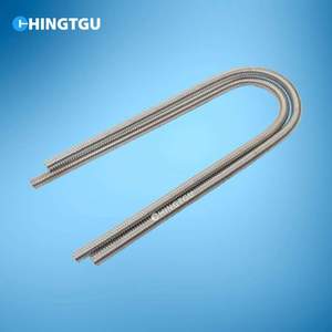 Nouveau kit de tuyaux flexibles pour radiateur en acier inoxydable, 44 pouces, ajustement universel avec bouchons CHINGTGU GR44 - Product Image 4