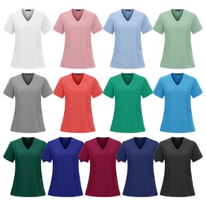 Conjuntos de uniformes médicos para mujer, batas quirúrgicas ajustadas, accesorios de enfermera, tienda de mascotas, clínica Dental, ropa de trabajo de farmacia - Product Image 1