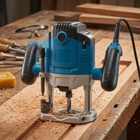 Hantechn 1200W Vitesse Variable Portable Puissance Travail Du Bois Électrique Fraiseuse À Bois Routeur Plongeant