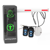 DC automatique NFC RFID voiture kiosque système de guidage de stationnement gestion de lot reconnaissance de plaque d'immatriculation flèche barrière porte métal