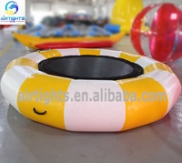 Trampolín de agua inflable, cuerda elástica, buen precio, hermético