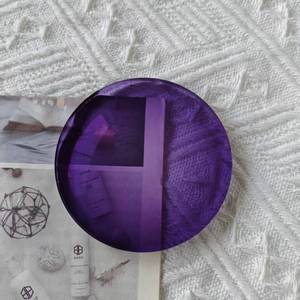 1.56 Photo purple HMC Resin Photo chromic Purple Sonnenbrille gläser Single Vision Green Coating mit klaren optischen Brillen - Product Image 4