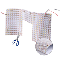 Panneau lumineux LED ultra-fin flexible et pliable 24V, dimmable 3000K 4000K/6000K, diffuseur de surface, application intelligente + télécommande, CRI90